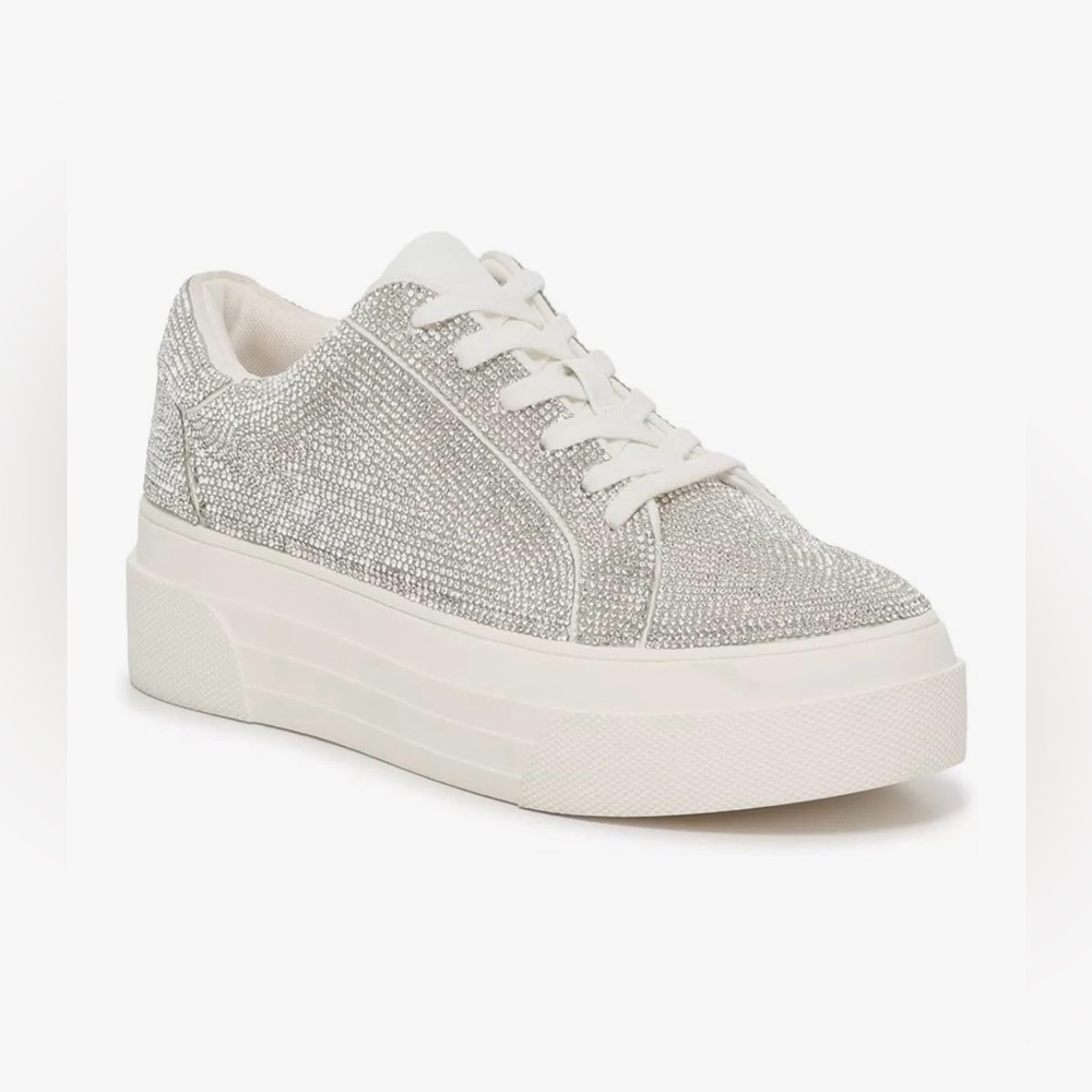 Jessica Simpson Cherello Platform Sparkle Sneakers